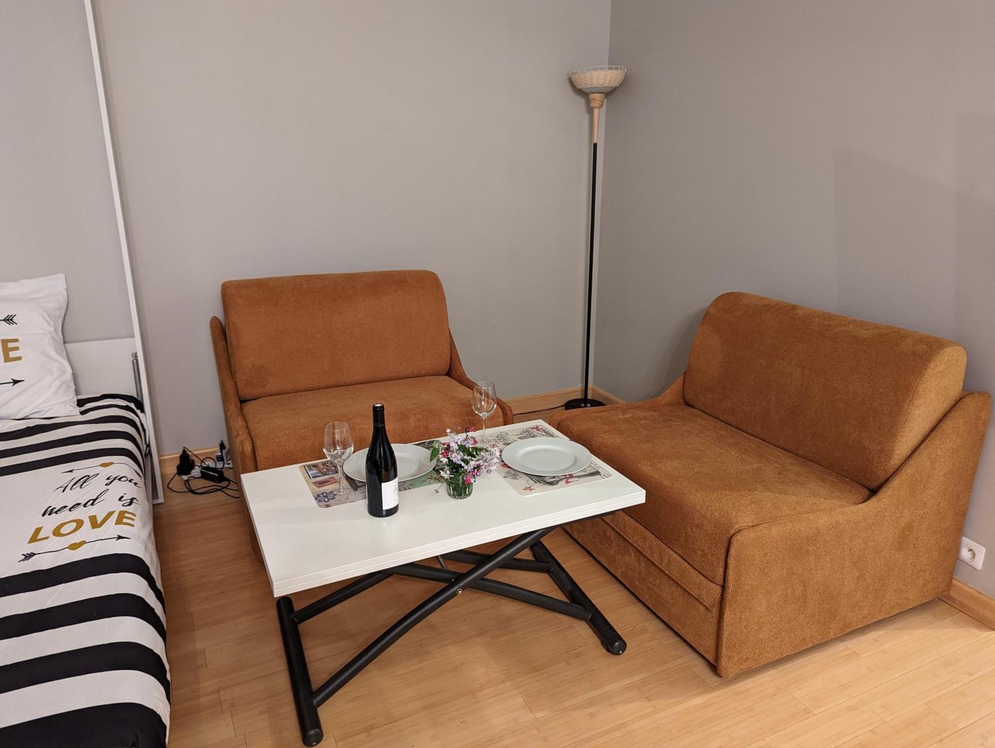 Charming Studio With Eiffel View Paris Eksteriør bilde